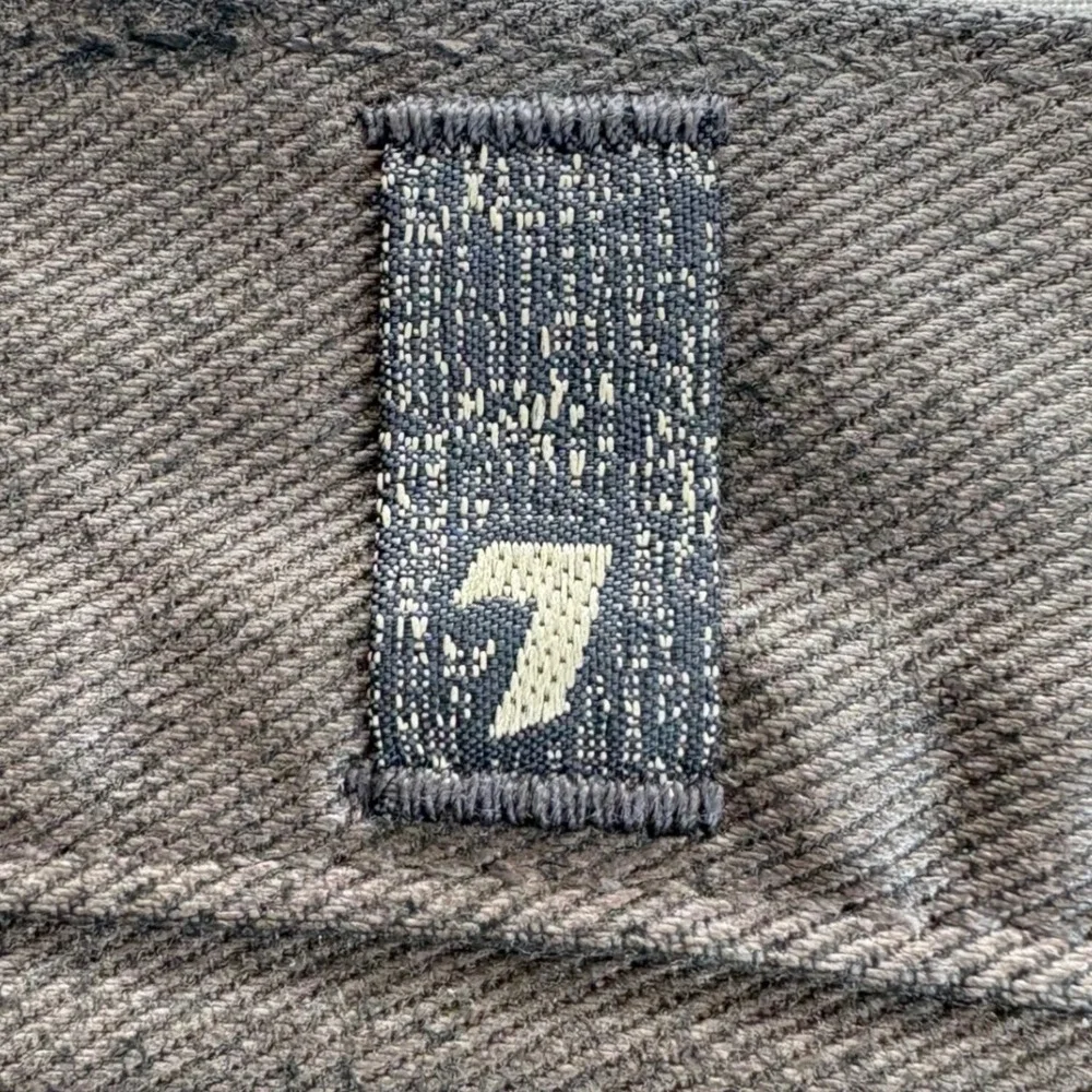NWT 7 For All Mankind Slimmy Coated Jeans Brown 32 Waxed Chocolate Look 115561